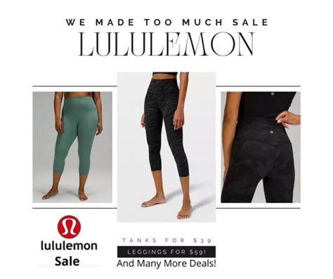 lululemon clearance sale.